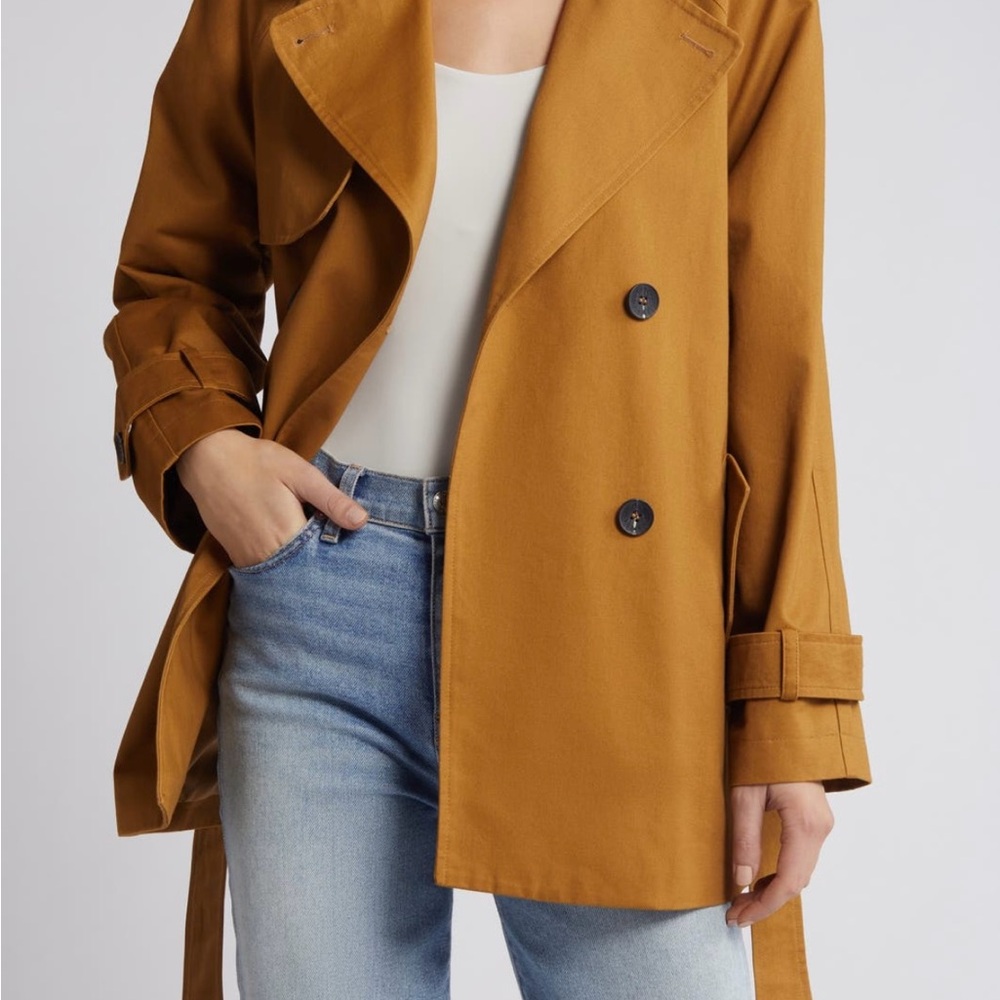Avec Les Filles Trench Coat NWT Size Medium - Picture 5 of 9